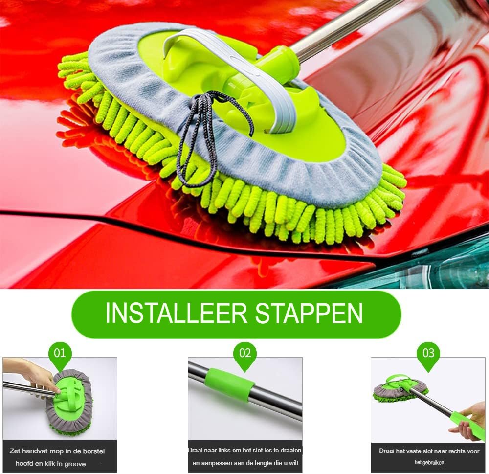 Multifunctionele schoonmaakset met microvezeldoeken voor delicaat onderhoud van kwetsbare oppervlakken