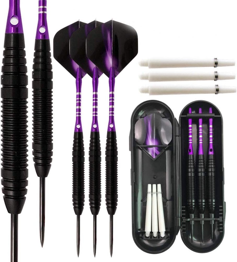 Tungsten dartpijlen set met aluminium shafts en flights, professionele dartset