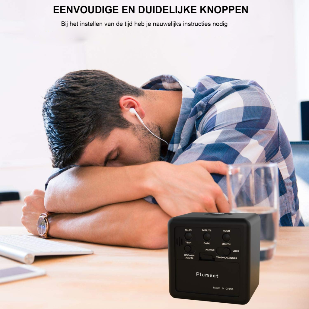 Digitale Kinderwekker met Nachtlicht - Kindvriendelijke Wekker - Eenvoudig Instelbaar - Compact Formaat