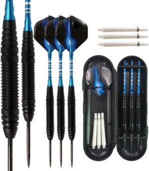 Tungsten dartpijlen set met aluminium shafts en flights voor darten