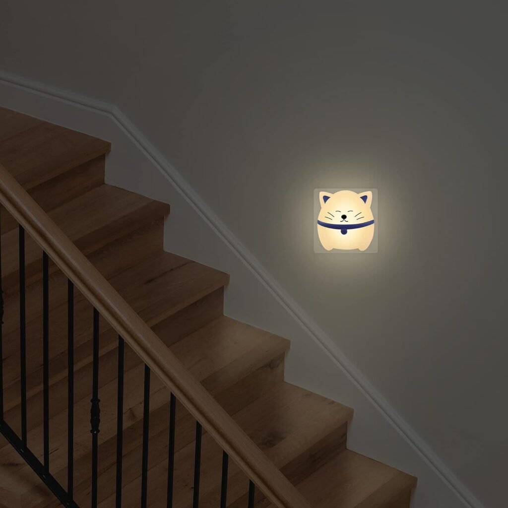 Nachtlampje voor kinderen met stopcontactverlichting voor slaapkamer en sfeerverlichting