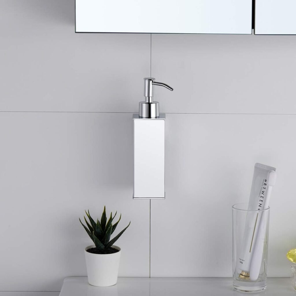 RVS wandgemonteerde vloeibare zeepdispenser 180 ml voor keuken en badkamer