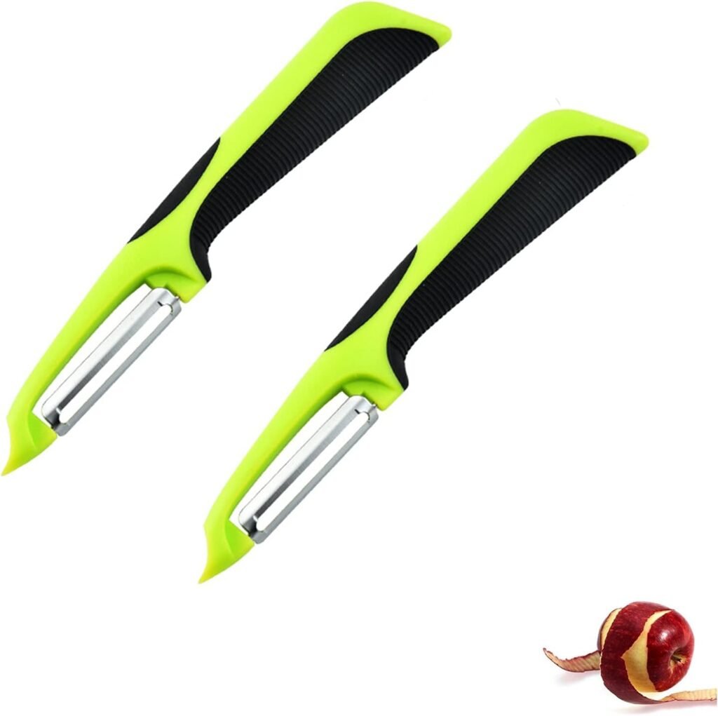 Dunschiller met pendelsnijmes en antisliphandvat voor aardappelen, groenten en fruit