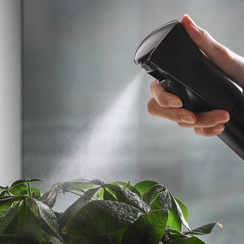 Transparante sproeifles 160 ml met fijne nevelspray voor haarverzorging, planten en huishoudelijke reiniging