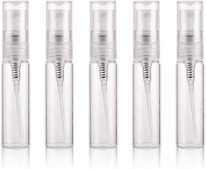 Hervulbare parfumflessen set voor reizen met 20 transparante, lekvrije en herbruikbare parfumverstuivers