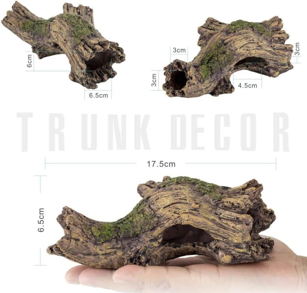 Kunstmatig driftwood aquarium decoratie met realistisch ontwerp en natuurlijke schuilplaats voor vissen en huisdieren