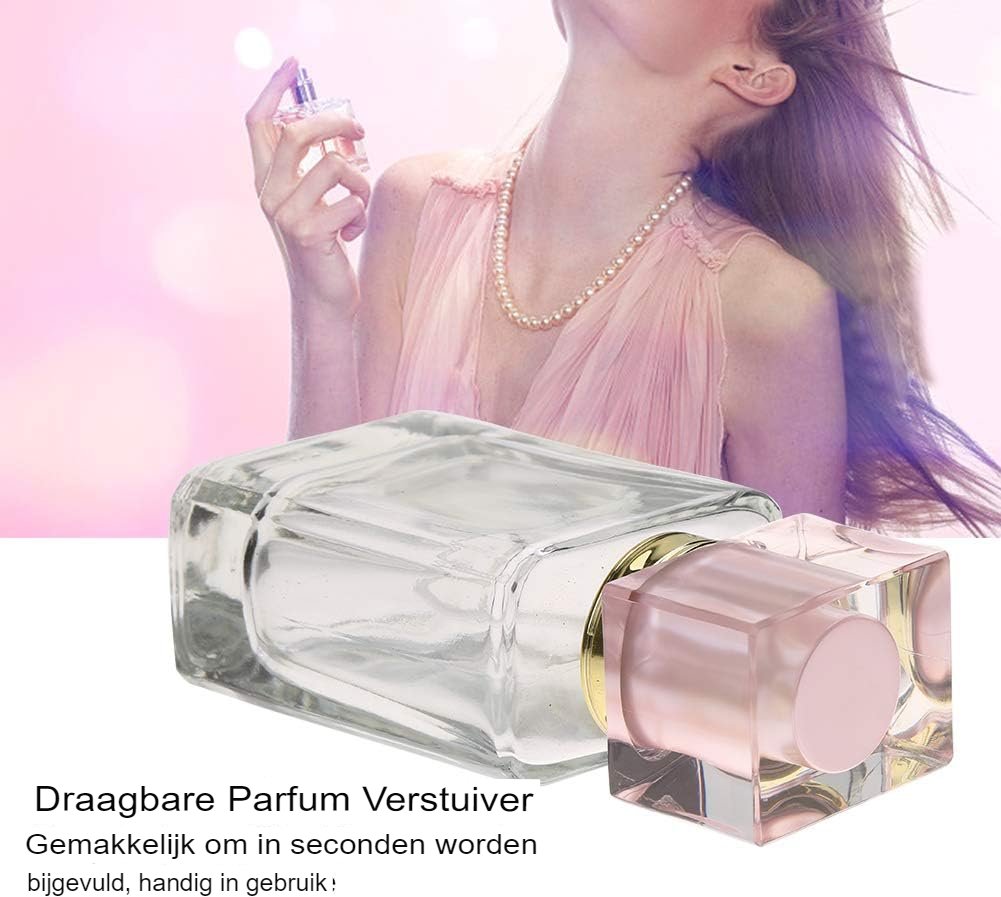 Hervulbare parfumverstuiver set met draagbare parfumflesjes voor reizen en dagelijks gebruik