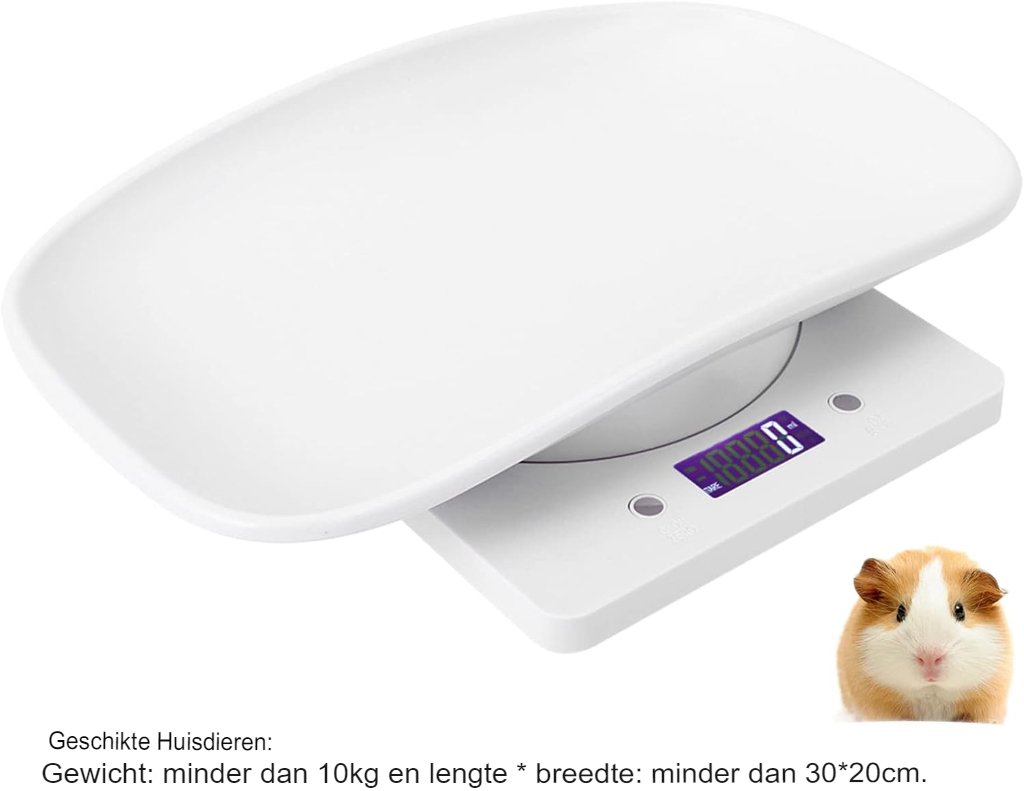 Babyweegschaal - Elektronische Zuigelingenweegschaal met Antislipmat - Nauwkeurig Wegen - Voor Baby's en Ouders