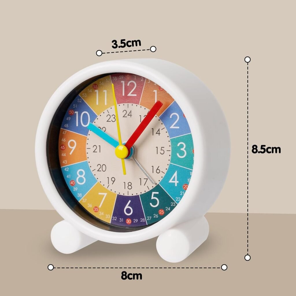 Digitale kinderwekker met kleurrijk display, educatieve kinderklok en kinderhorloge