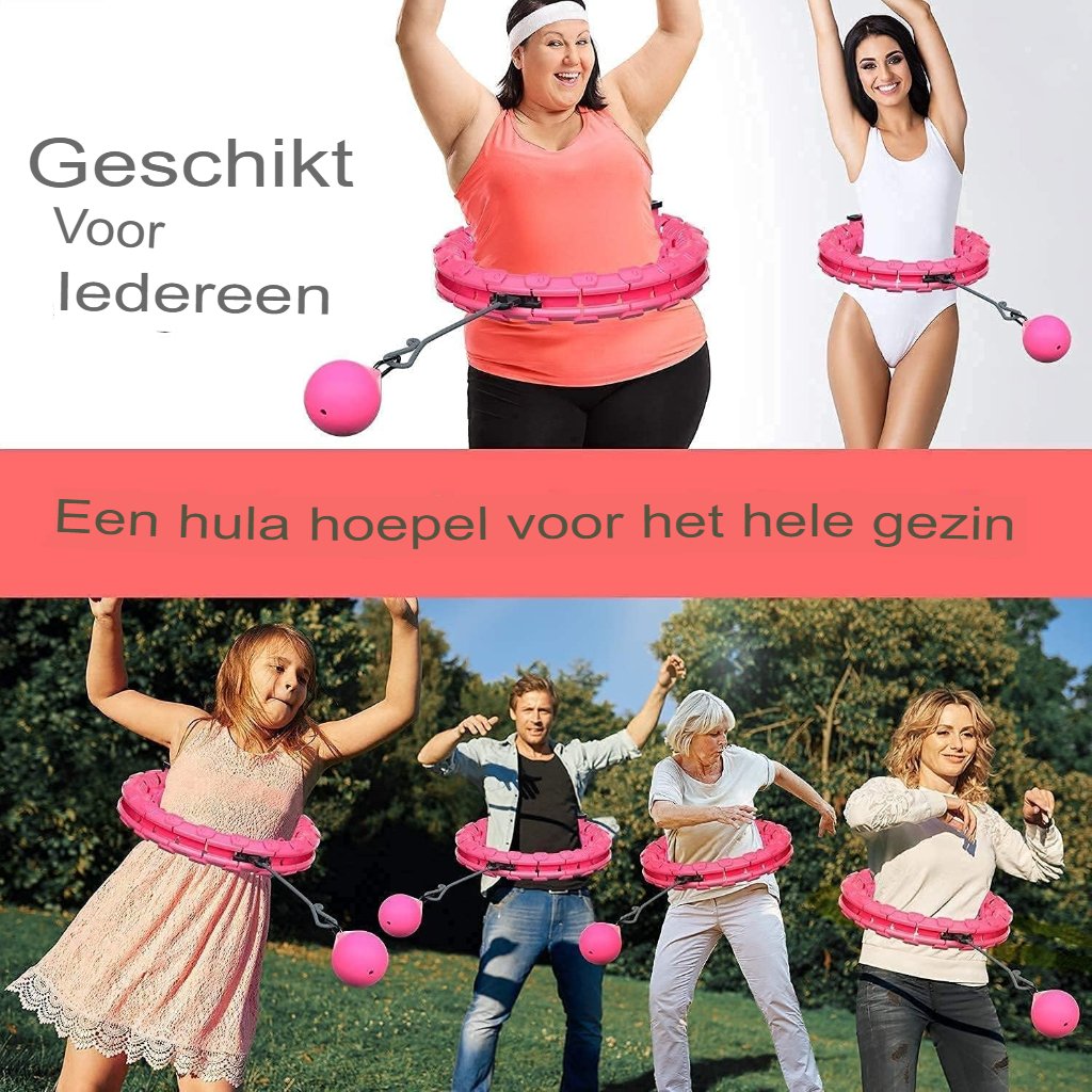 Verstelbare hoelahoep voor volwassenen 55-125 cm