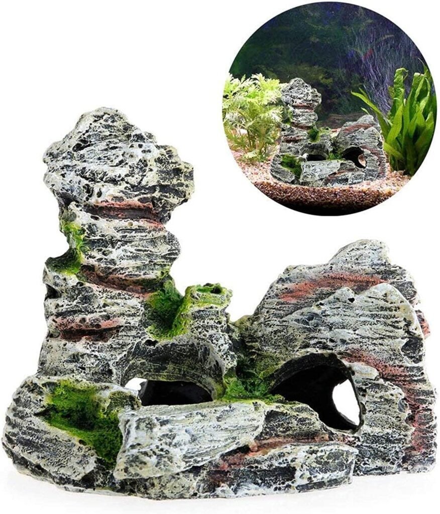 Aquarium garnalen schuilplaats, natuurlijke aquascape decoratie voor vissen