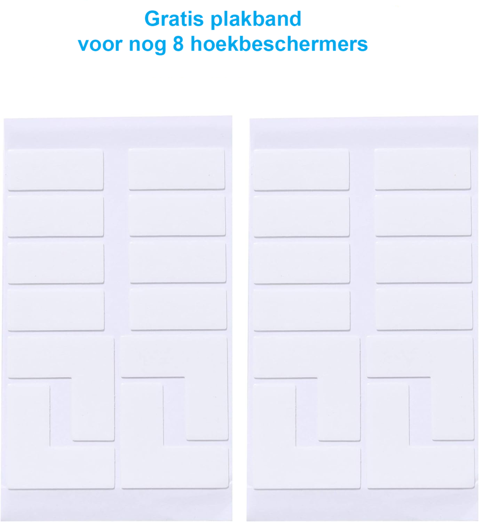 Hoekbeschermers voor baby’s, transparante zelfklevende hoekbescherming voor meubels, set van 12