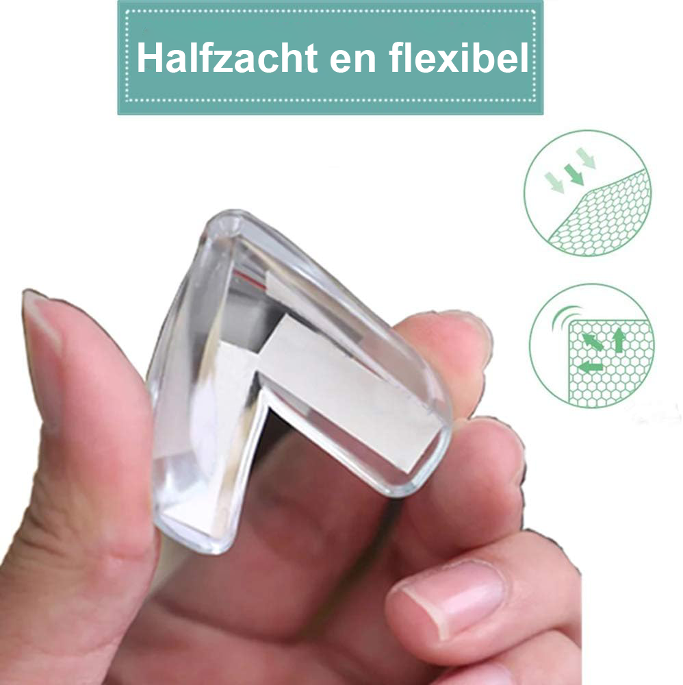 Transparante hoekbeschermers voor baby’s voor tafels en meubels, 32 stuks