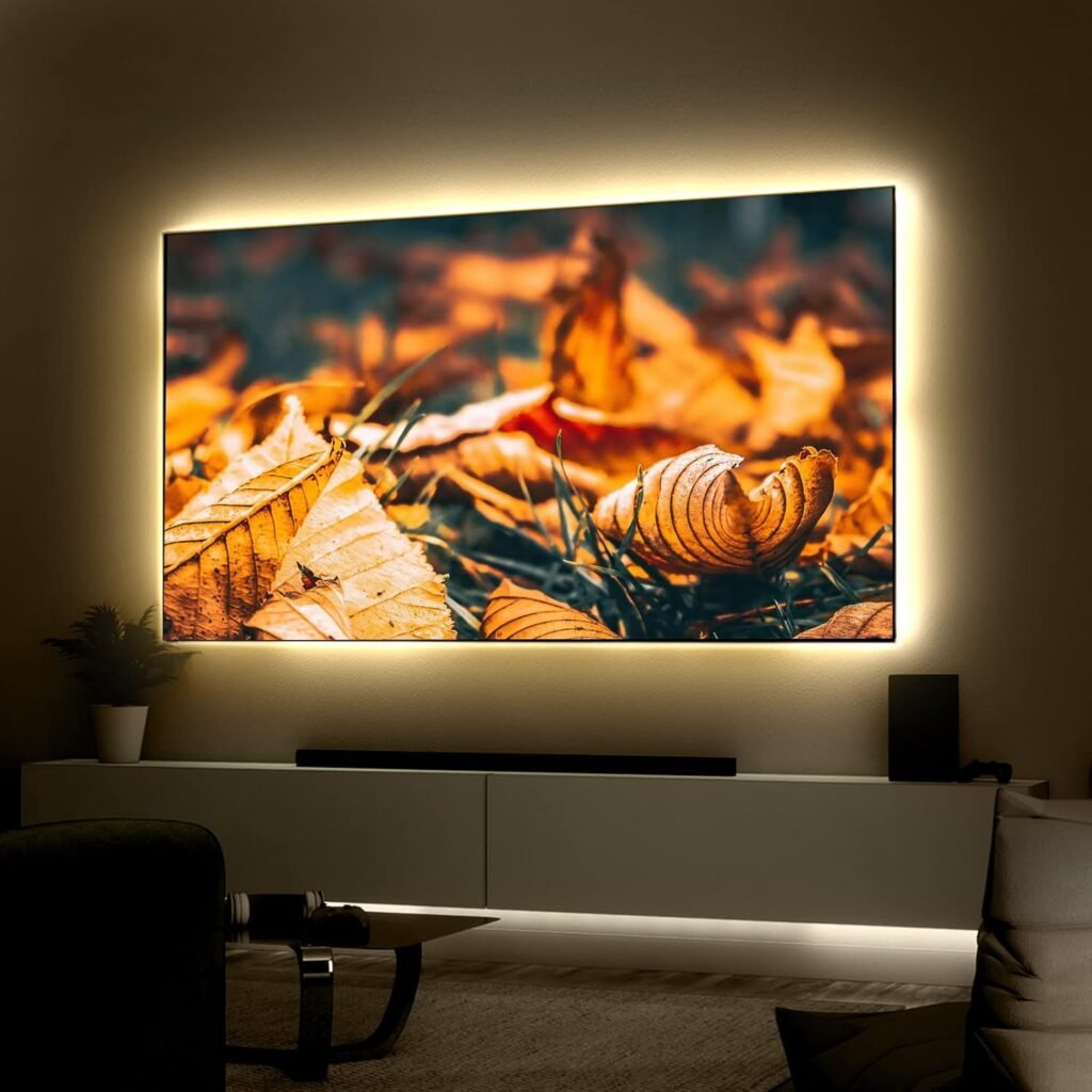 TV achtergrondverlichting met dimbare COB LED-strip van 2 meter in warm wit 3000K
