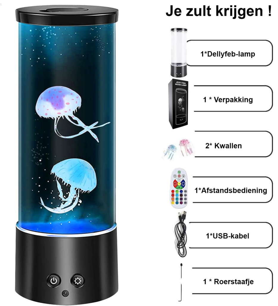 LED kwallen aquarium lamp met meerkleurige LED-verlichting en afstandsbediening