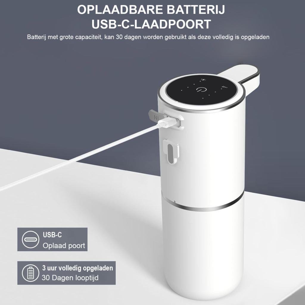 Wandgemonteerde automatische zeepdispenser voor badkamer