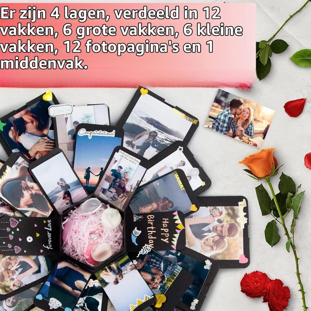 Gepersonaliseerde cadeaudoos voor verjaardag en vriendschap, persoonlijke cadeauverpakking