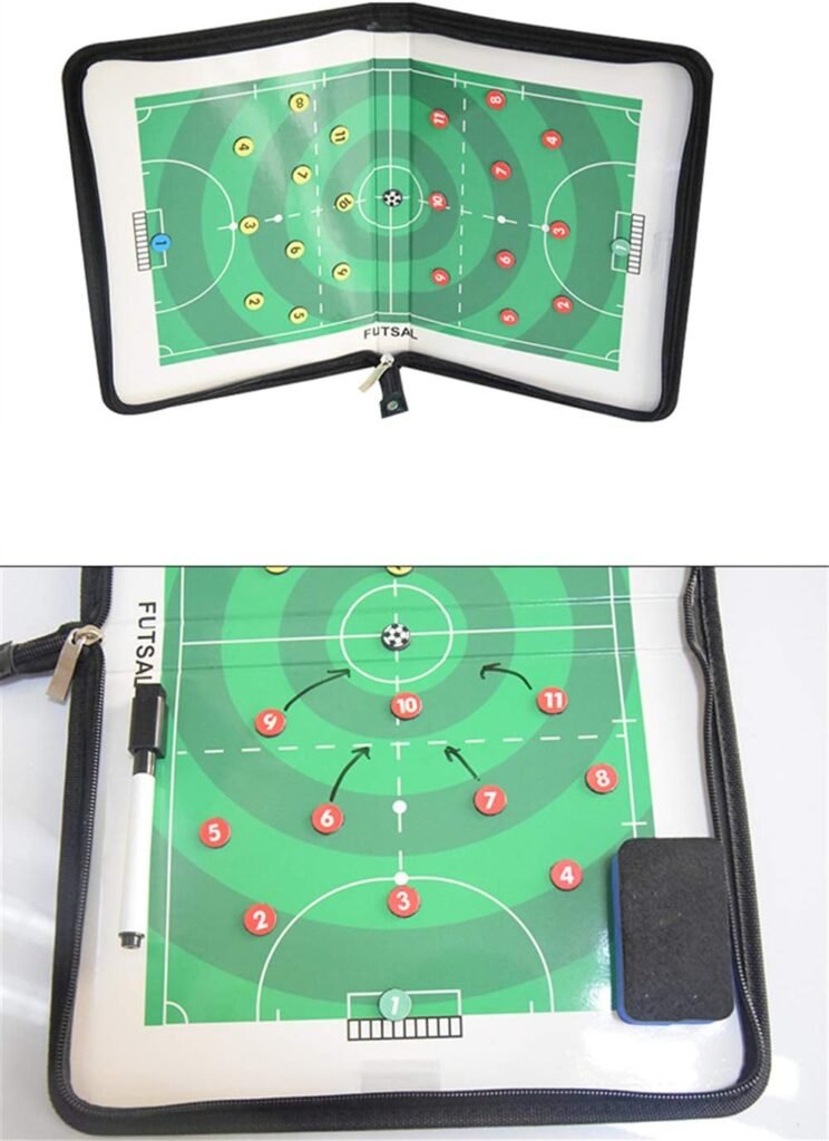 Magnetisch tactiekbord voetbal 42 x 28 cm voor coaching en training