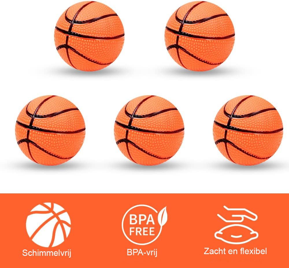 Basketbal hoepel set voor bad met bal en pomp voor kinderen