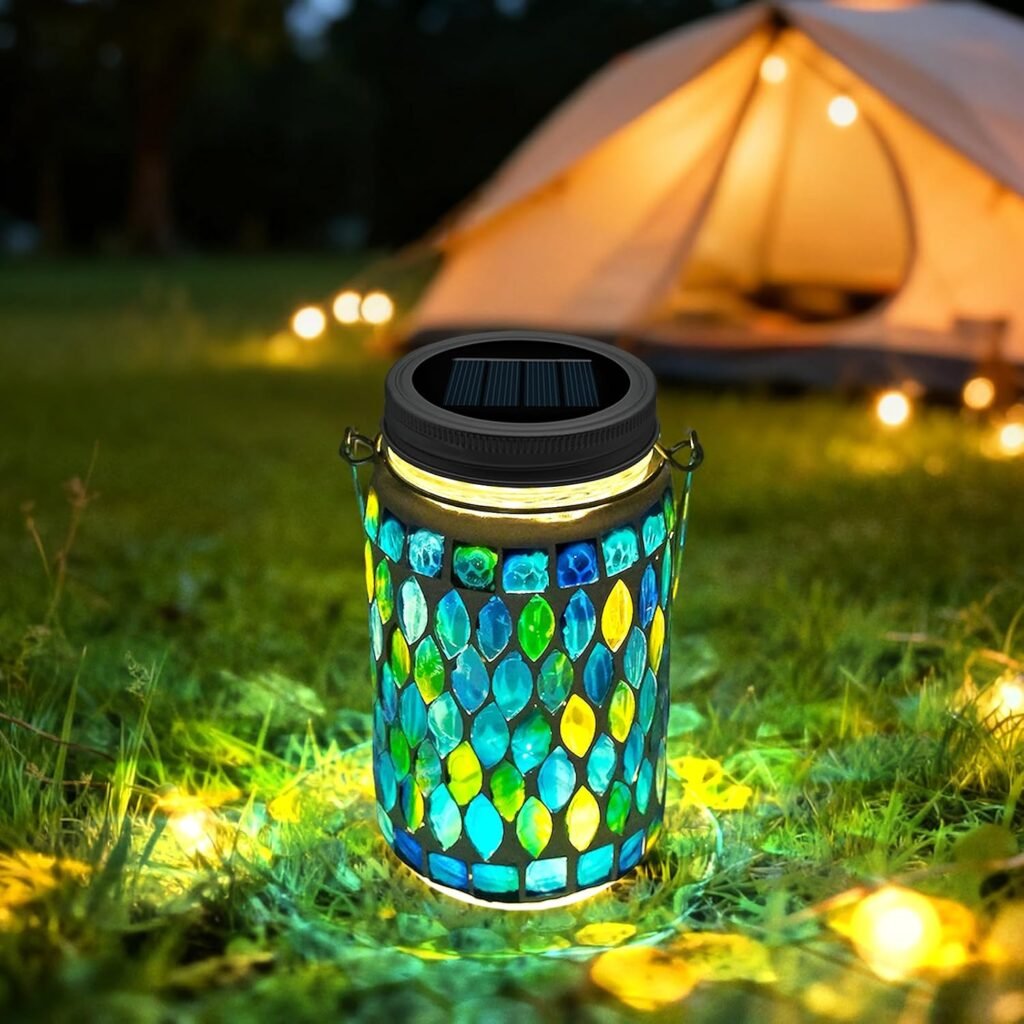Tuinverlichting op zonne-energie met LED lichtketting voor buiten