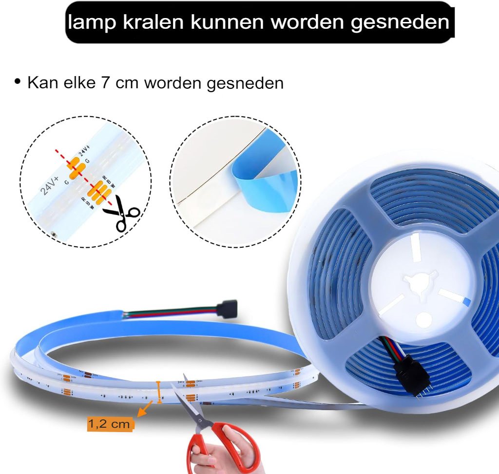 LED TV-achtergrondverlichting RGB LED-strip van 2 meter met afstandsbediening