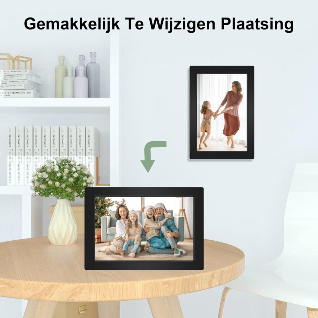 Digitale fotolijst met wifi en afstandsbediening