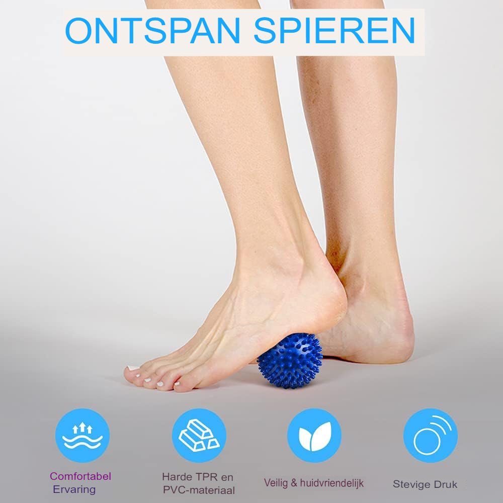 Massagekogelset voor triggerpointtherapie en spiermassage