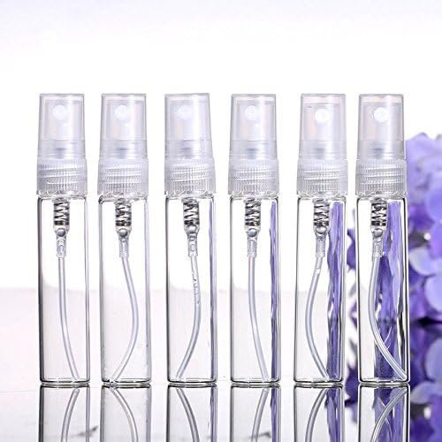 Hervulbare parfumflessen set voor reizen met 20 transparante, lekvrije en herbruikbare parfumverstuivers