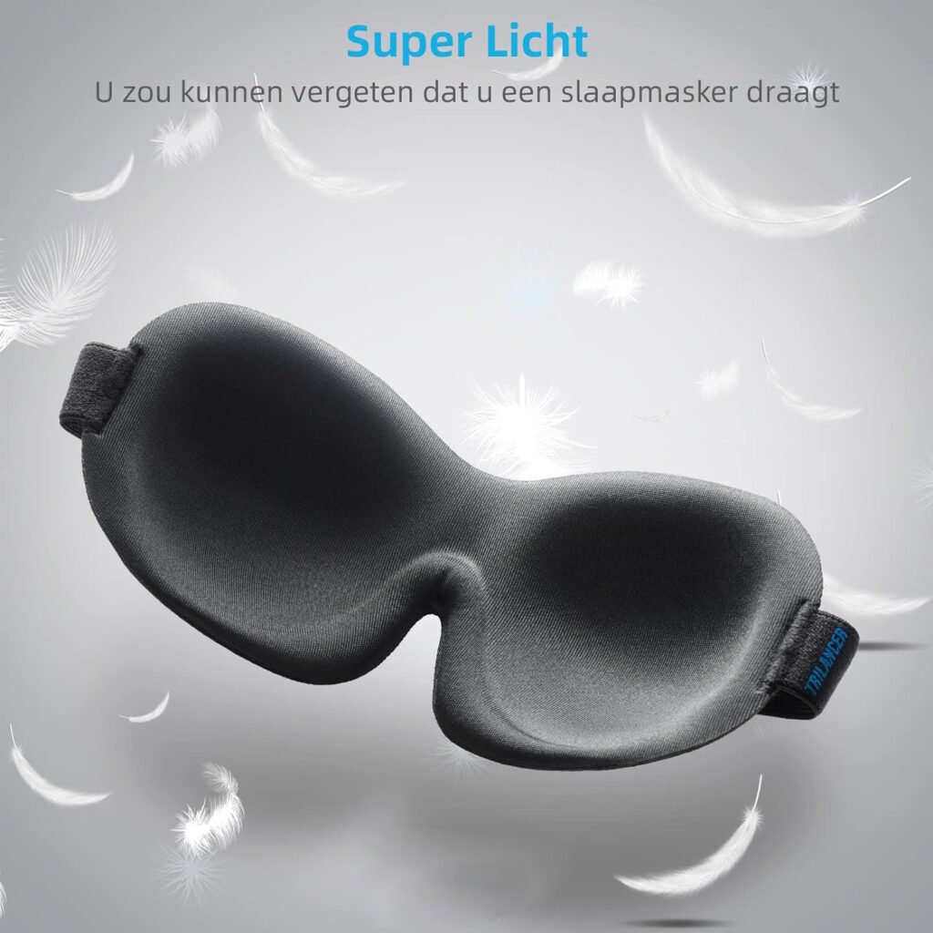 Slaapmasker met oordopjes en 3D oogmasker voor diepe slaap