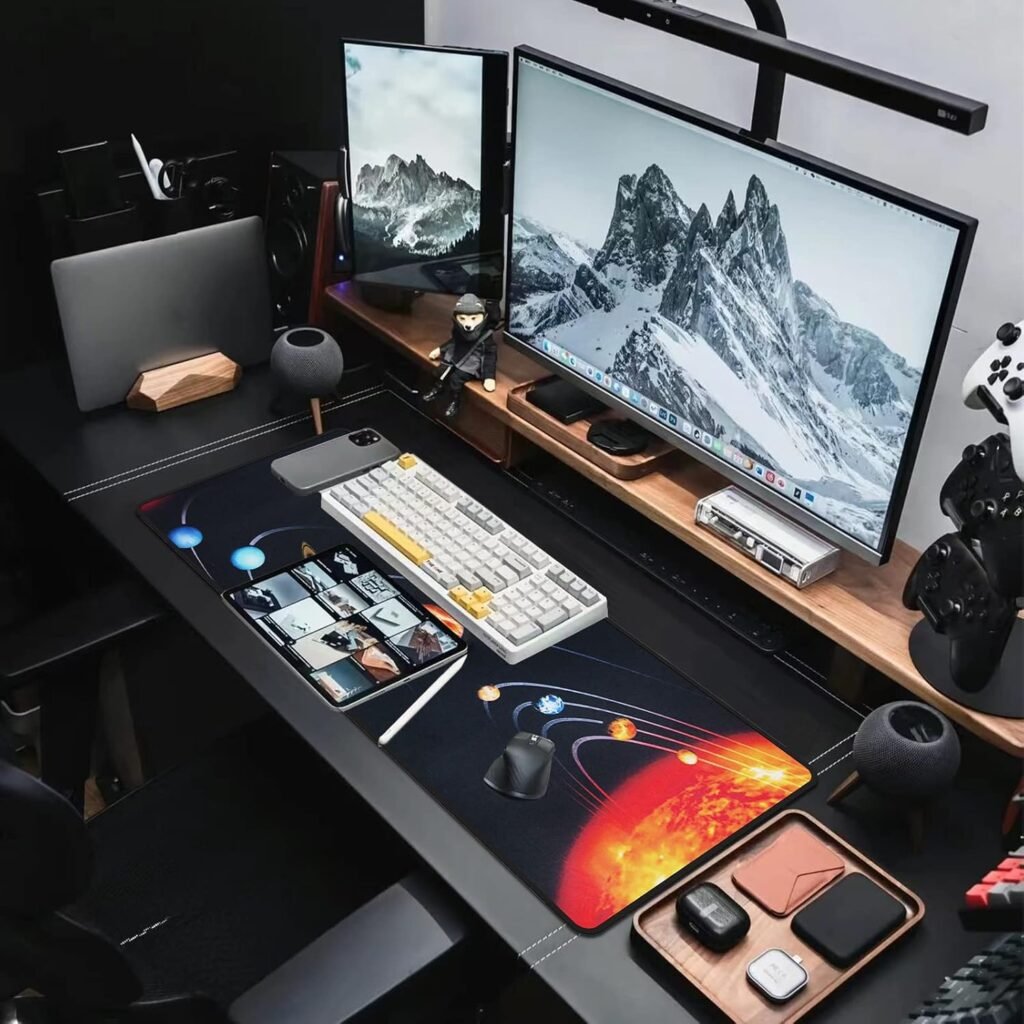 Gaming Muismat met Toetsenbordondersteuning - Bureaukussen voor Gamers - Ergonomisch Ontwerp - Comfortabele Ondersteuning