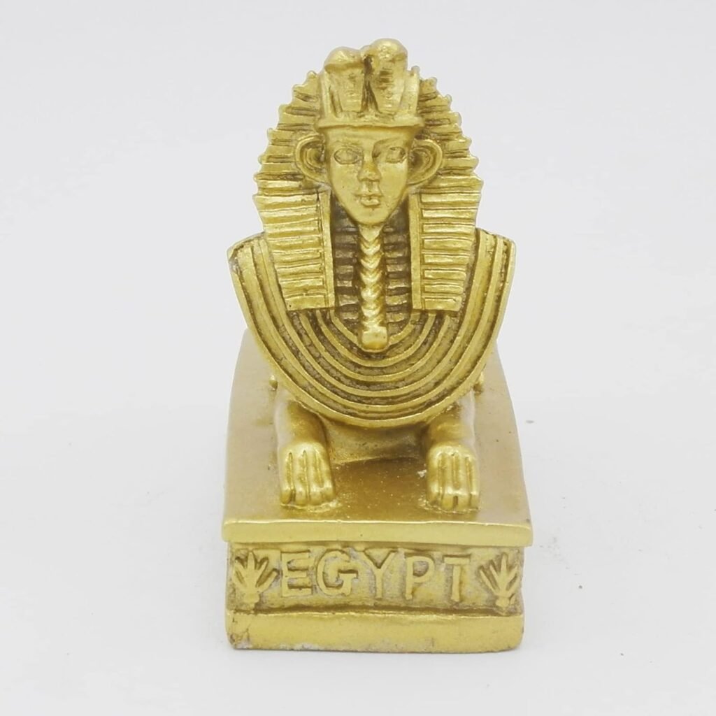Gouden aquarium Sphinx leeuwvis decoratie ornament voor aquarium en terrarium