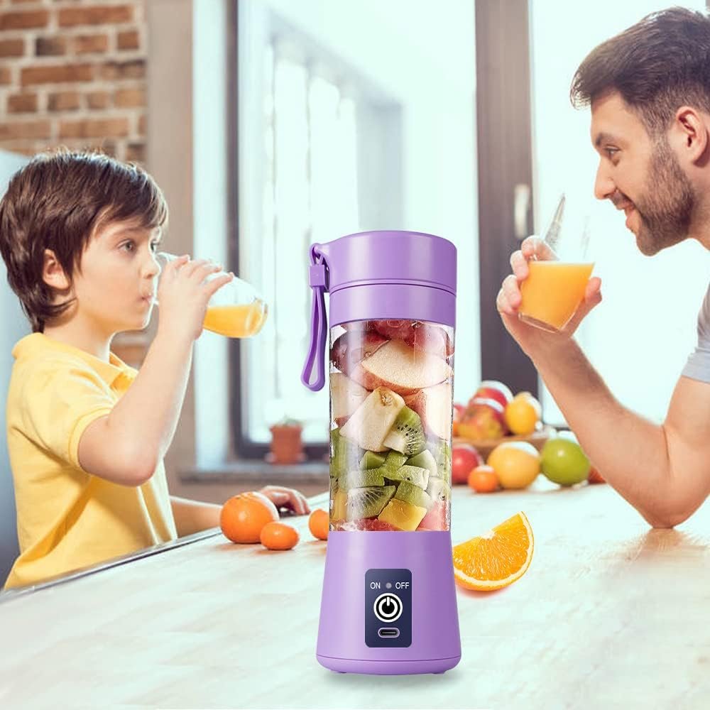 Draagbare elektrische USB sapcentrifuge en mini mixer voor smoothies, compact en geschikt voor onderweg