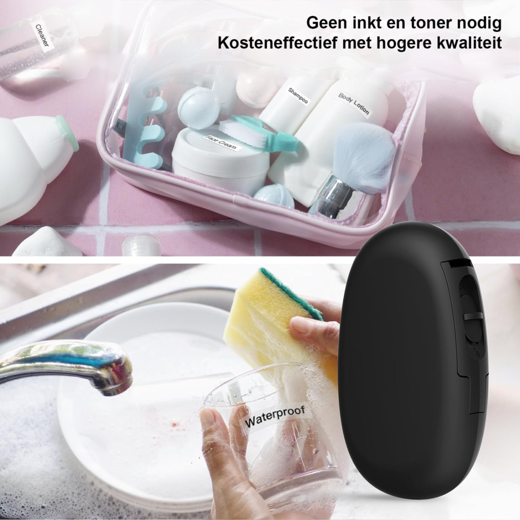 Draagbare draadloze labelprinter met Bluetooth voor efficiënt labelen