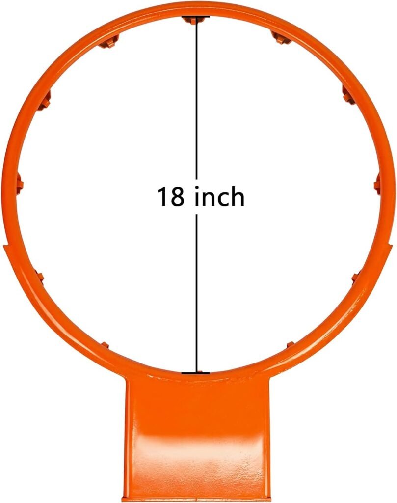 Basketbalhoepel voor binnen en buiten met basketbalnet, geschikt voor basketbaltraining