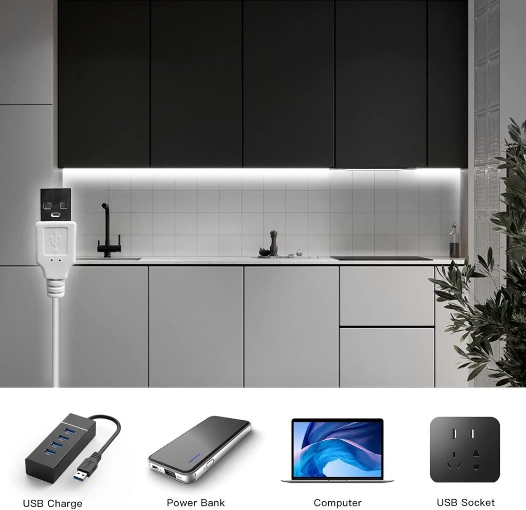 TV LED-strip met warme 3000K achtergrondverlichting, COB LED voor interieurdecoratie