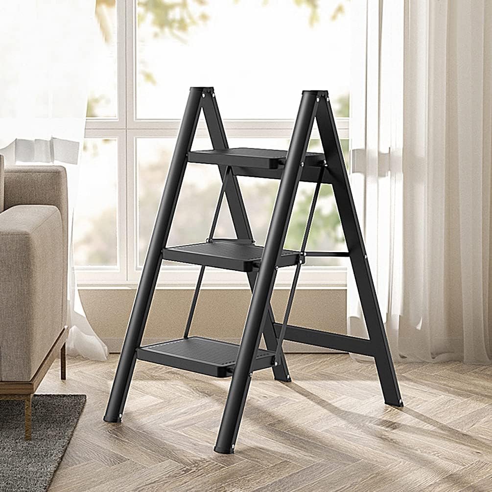 Inklapbare trapladder lichtgewicht huishoudtrap met compact design