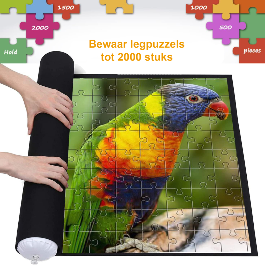 Puzzelmat set met interlocking schuimrubberen stukken voor kinderen en fitness
