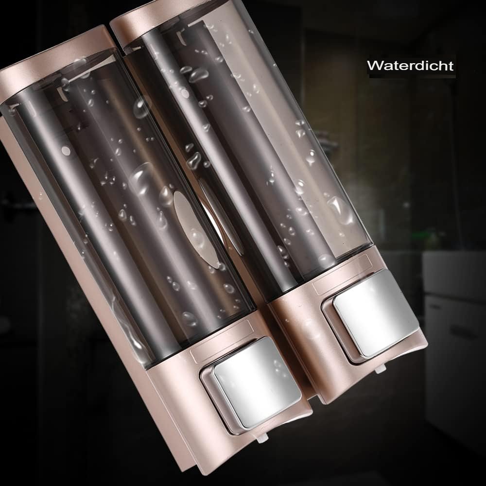 Vloeibare Zeepdispenser Zwart - Wandmontage - Hygiënische Handzeepdispenser - Muurbevestiging