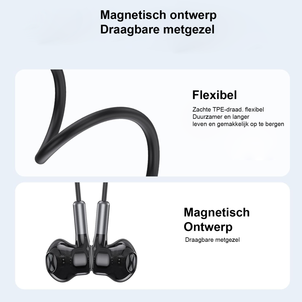 Bedrade in-ear oordopjes met microfoon voor Samsung, zwart