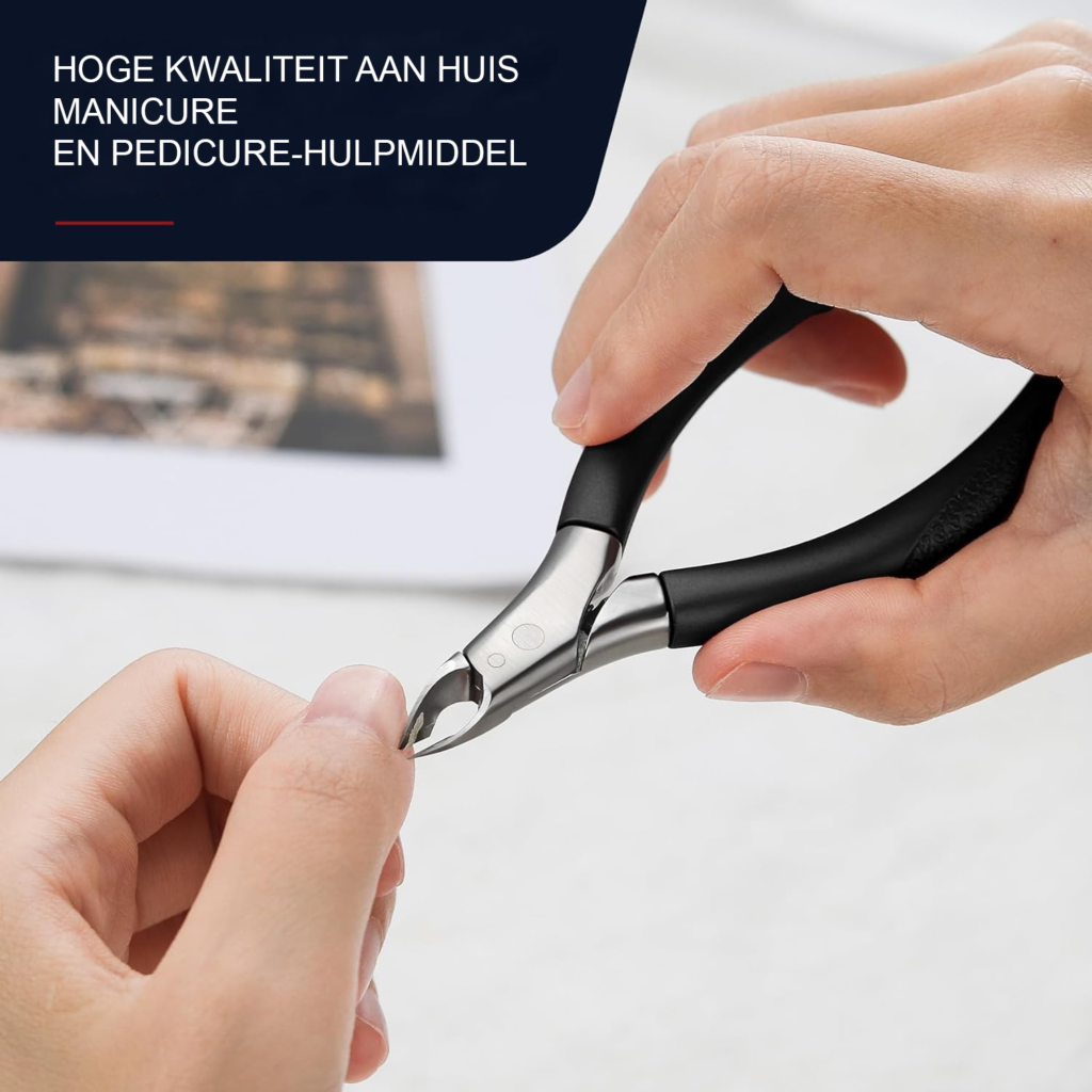 Nagelriem knipset met tang en schaar van roestvrij staal voor manicure en pedicure