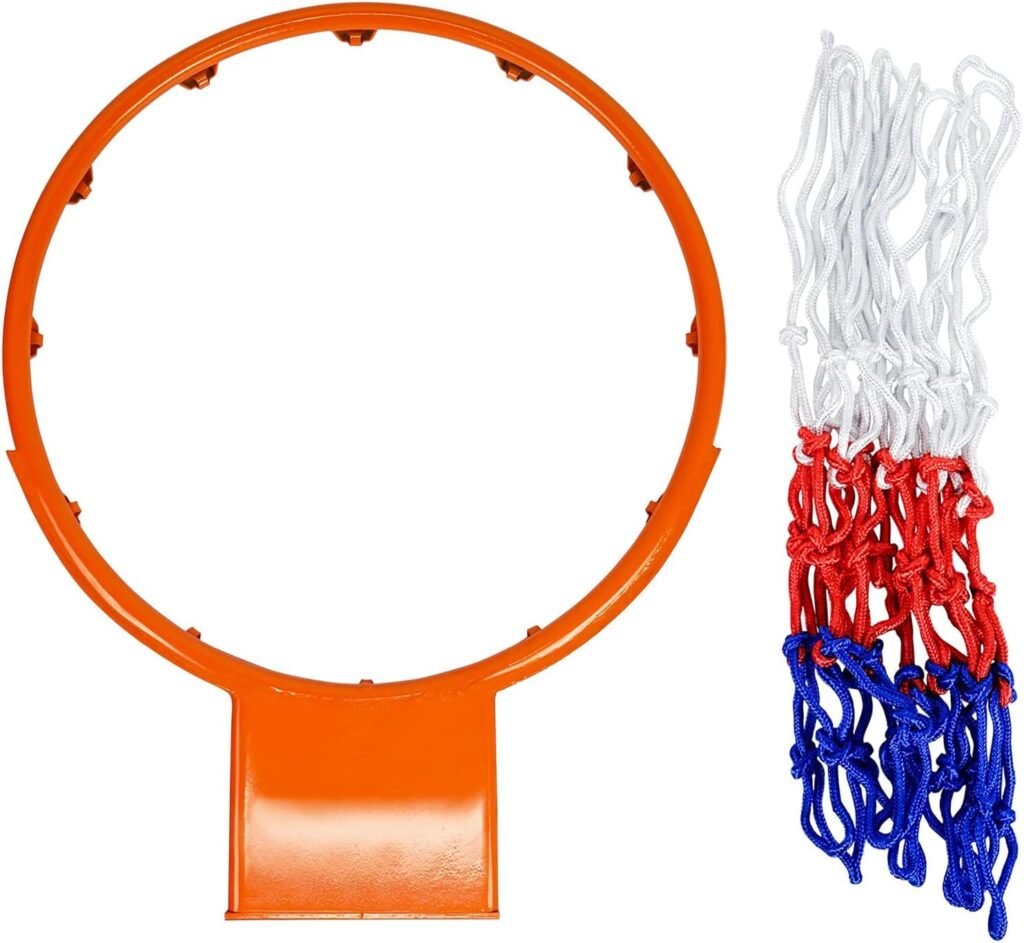 Basketbalhoepel voor binnen en buiten met basketbalnet, geschikt voor basketbaltraining