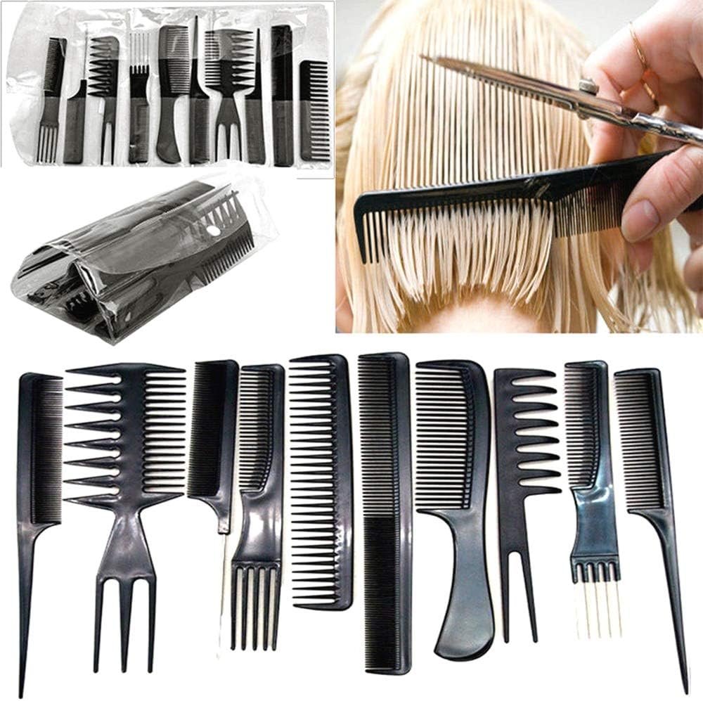 Professionele haarstylingkammen en haarclips set voor kappers en thuisgebruik met ergonomisch ontwerp
