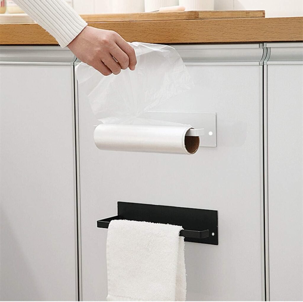 Keukenrolhouder voor wandmontage van roestvrij staal, ruimtebesparend keukenpapierrek voor keuken en toilet