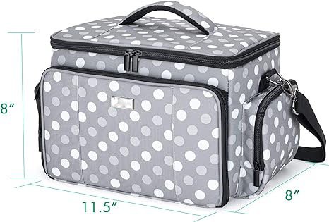 Naaidoos opbergbox met schouderband voor naaibenodigdheden