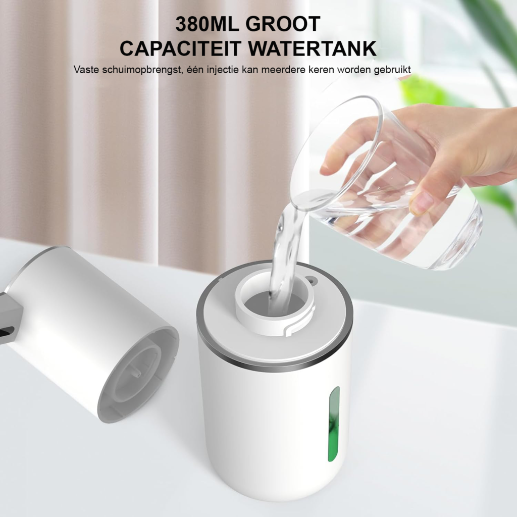 Wandgemonteerde automatische zeepdispenser voor badkamer