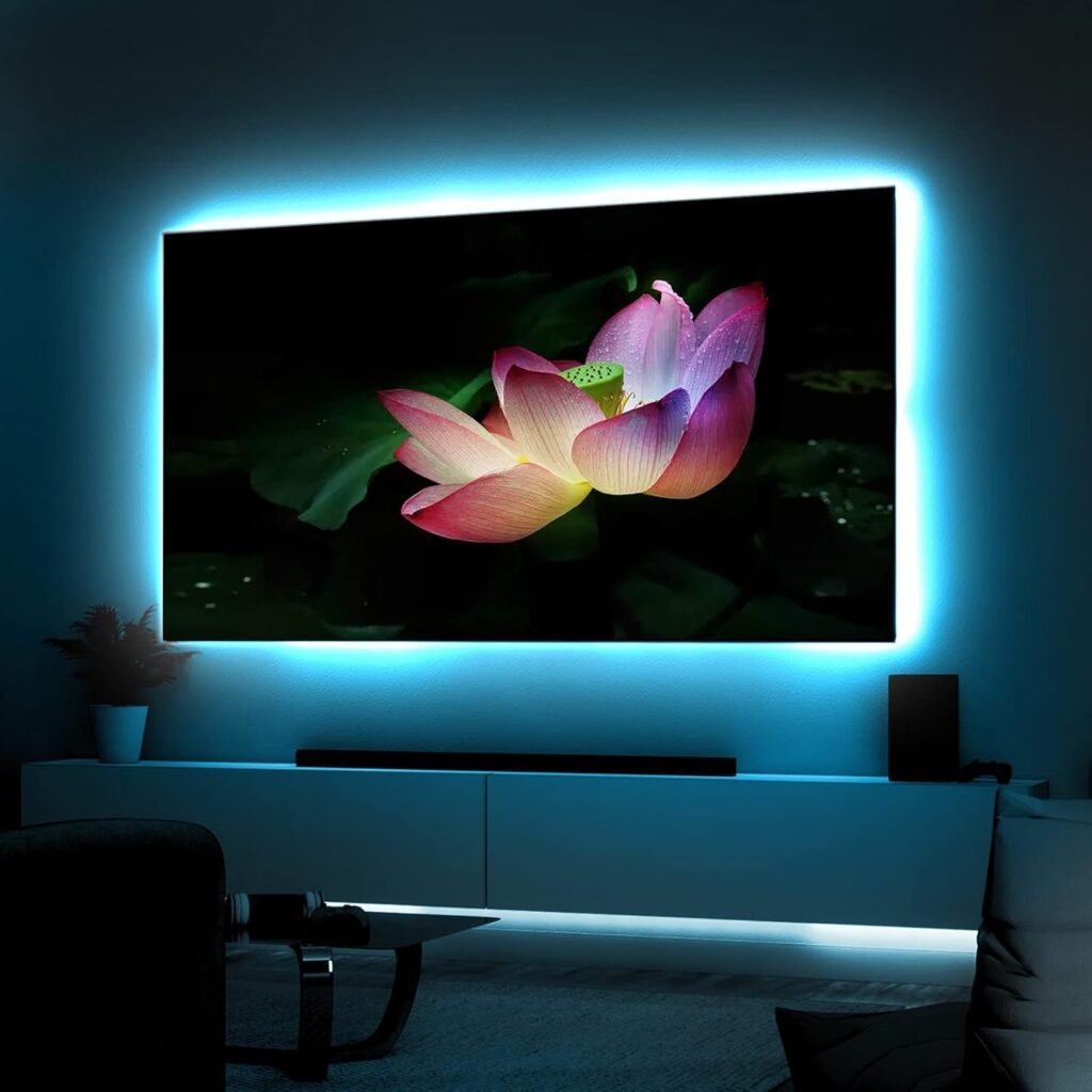 TV-achtergrondverlichting warm witte COB LED-strip voor interieurdecoratie
