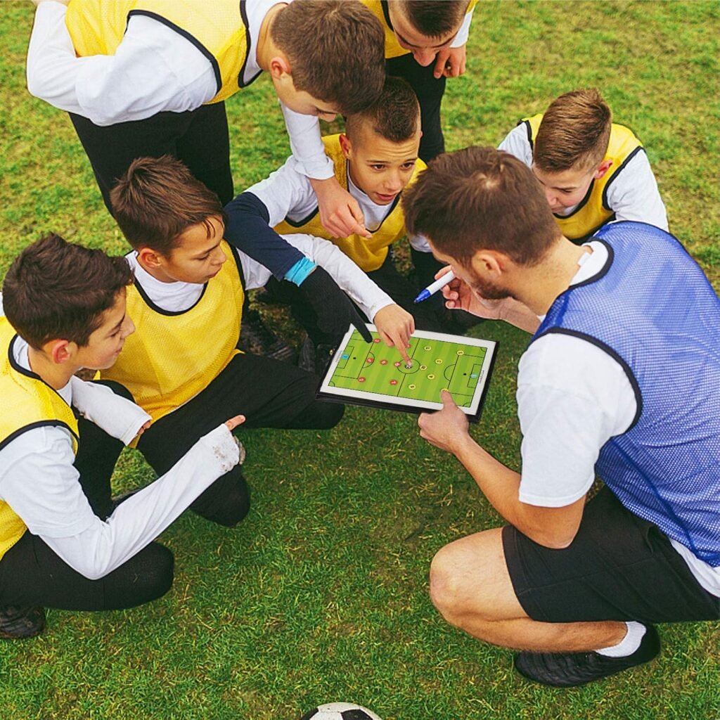 Magnetisch Tactiekbord Voetbal - Coachbord voor Training - Inclusief Stift, Magneten en Wisser - Voor Voetbal en Futsal