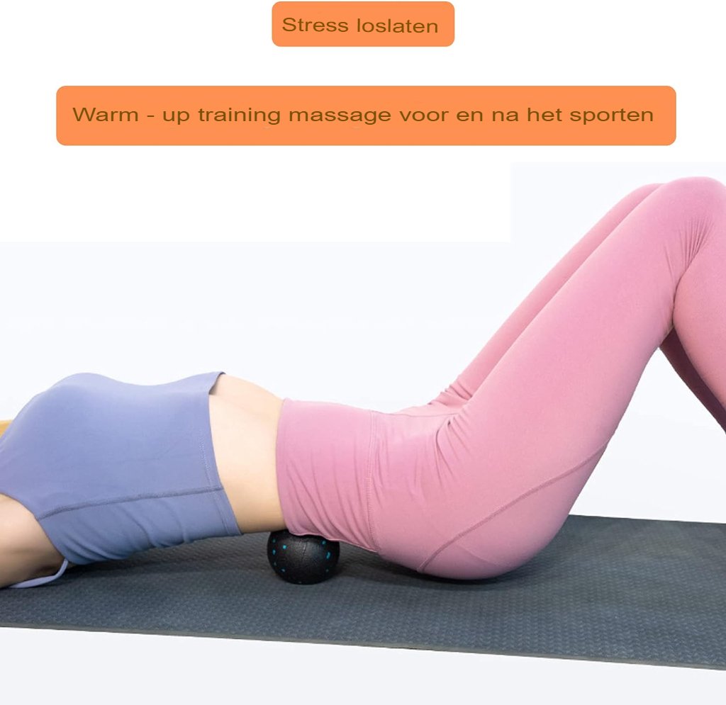 Diepe massage duo bal voor zelfmassage en fasciatraining