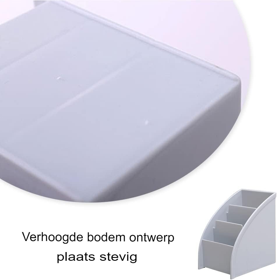 Afstandsbediening Organizer - Afstandsbedieninghouder voor Tafelblad - Praktische Opberger voor Meerdere Afstandsbedieningen - Trapezium Design