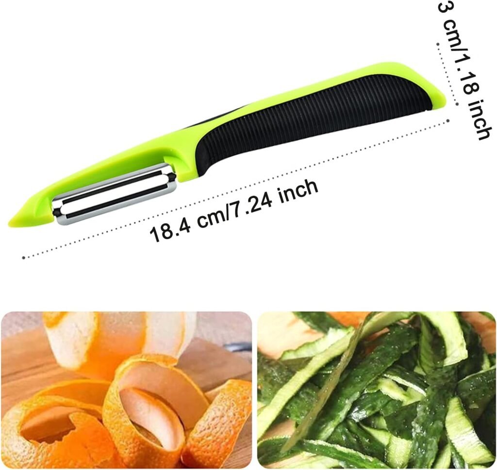 Dunschiller met pendelsnijmes en antisliphandvat voor aardappelen, groenten en fruit